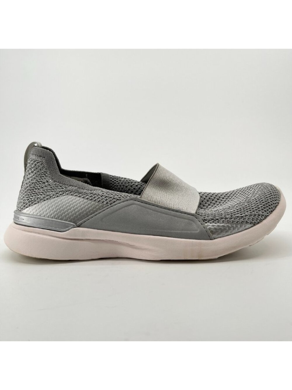 APL TechLoom Bliss Womens Size 8 Gray Pink Athletic Slip-On Shoes Sneakers